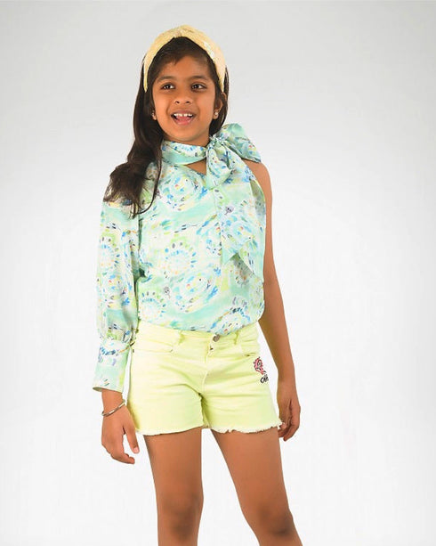 Kaleidoscope Off Shoulder Top